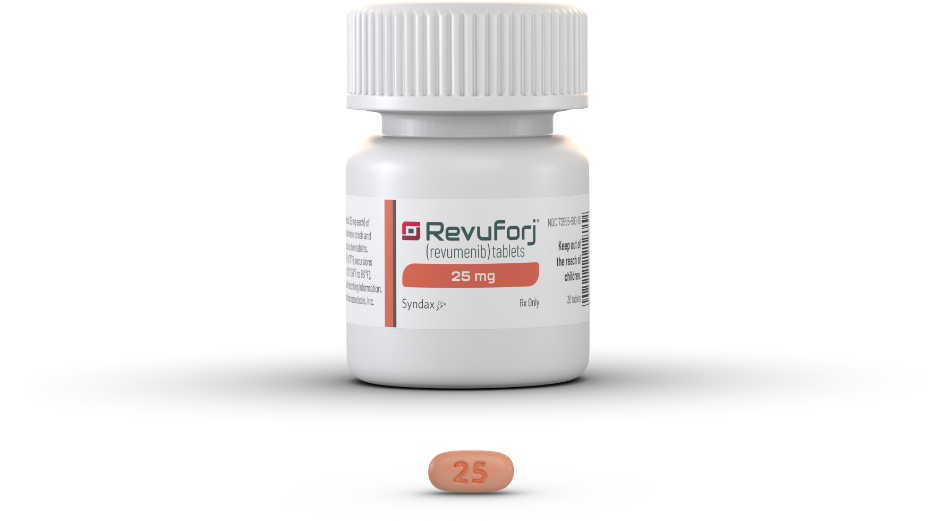 Revuforj® (revumenib) Bottle With A Tablet