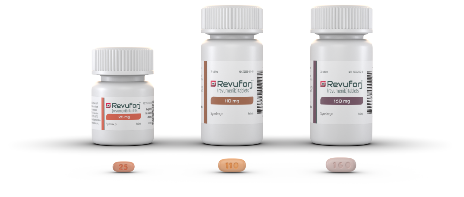 Revuforj® (revumenib) Bottles With Tablets
